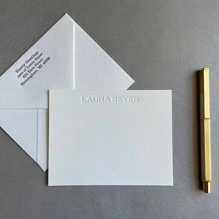 Personalized Notecards with Envelopes