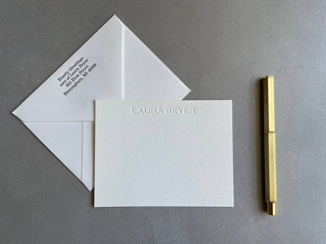 Personalized Notecards with Envelopes