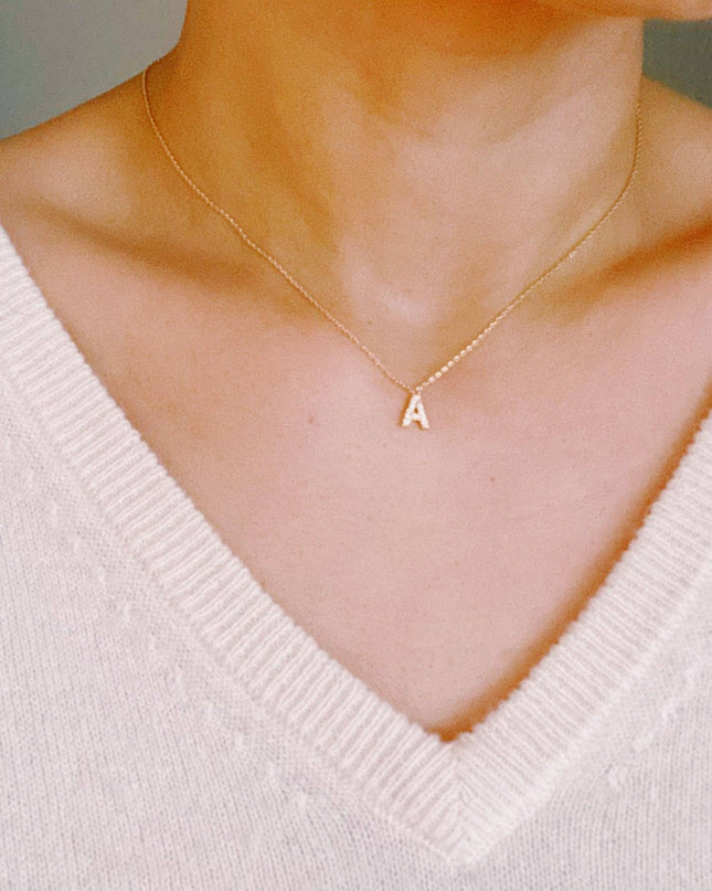 Understated Beauty Initial Necklace
