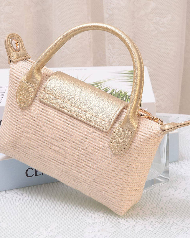 Lacey Straw Mini Crossbody Bag