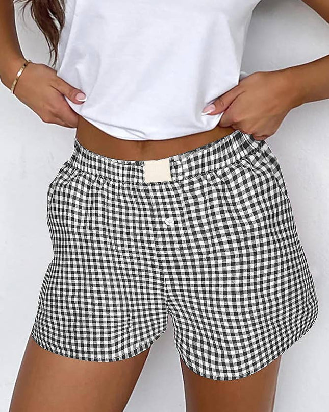 Personalized Gingham Shorts