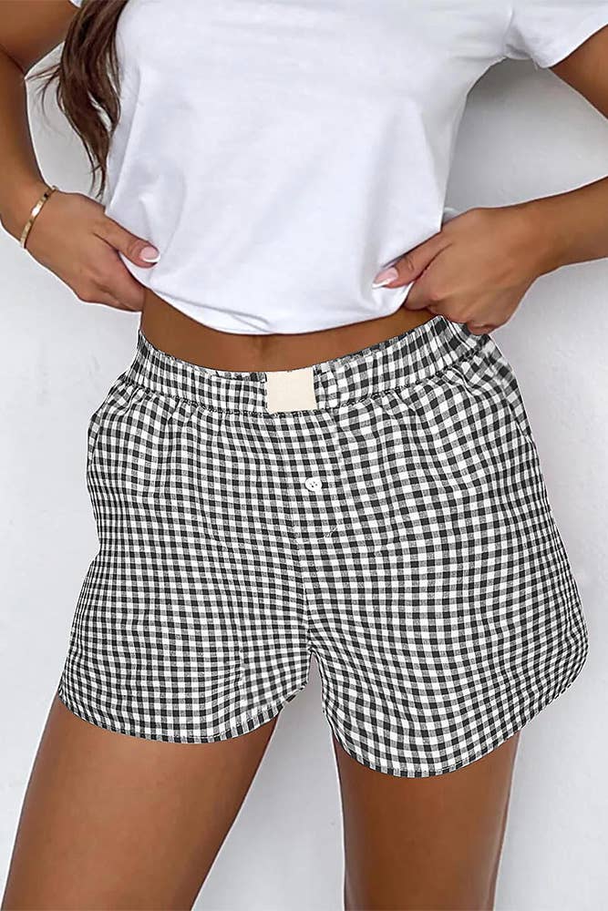 Personalized Gingham Shorts