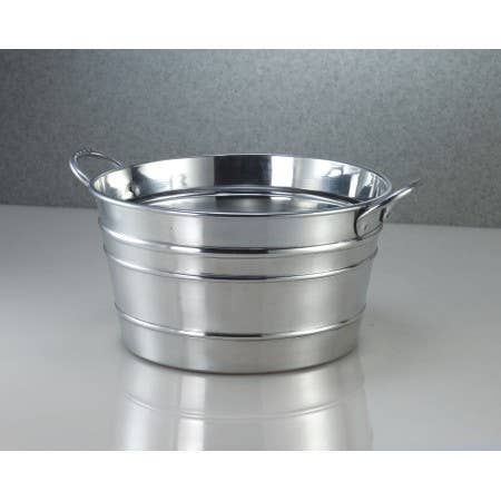 Personalized Sleek Aluminum Beverage Tub with Handles
