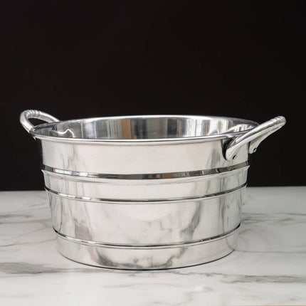 Personalized Sleek Aluminum Beverage Tub with Handles
