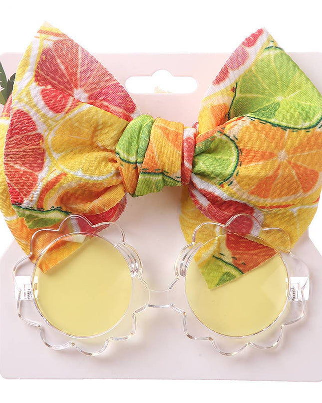 Baby Girl  Sunglasses and Floral Headband