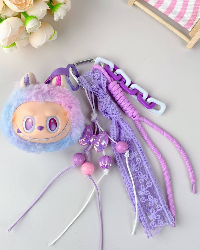 Labubu Plush Keychain