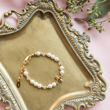 Cross Bracelet Baptism & Communion Gift