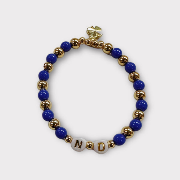 Personalized College Beaded Bracelets