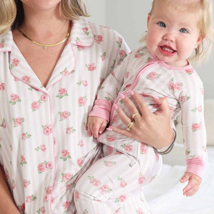 Rosy & Cozy Convertible Zip Romper