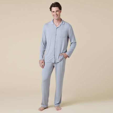 Notch Collar PJ Set in Supremely Soft Ribbed Modal