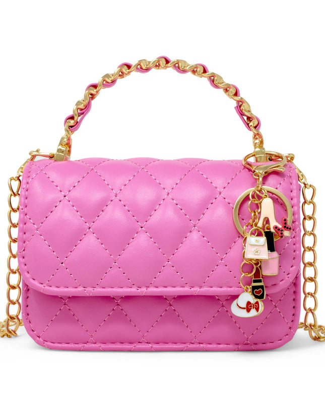 Girl's Classic Link Chain Top Handle Handbag