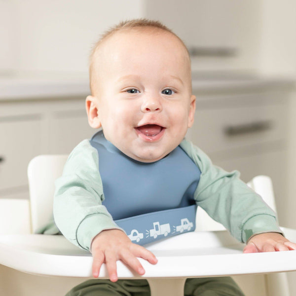 Traffic Jam Little Bites Starter Bib