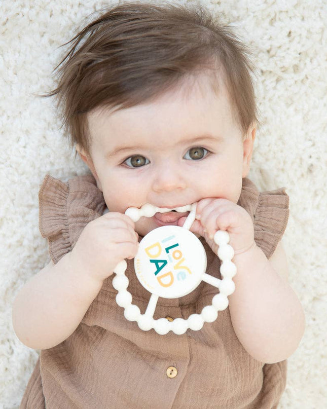 I Love Dad Happy Teether