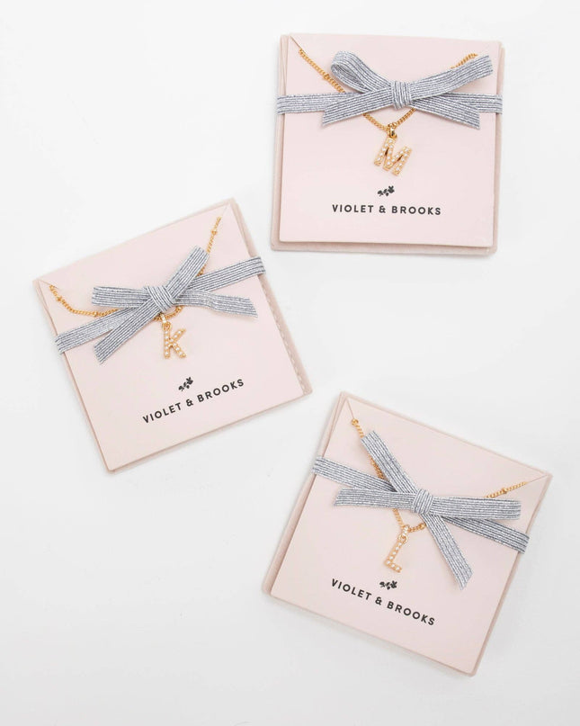 Mini Pearlie Initial Necklace