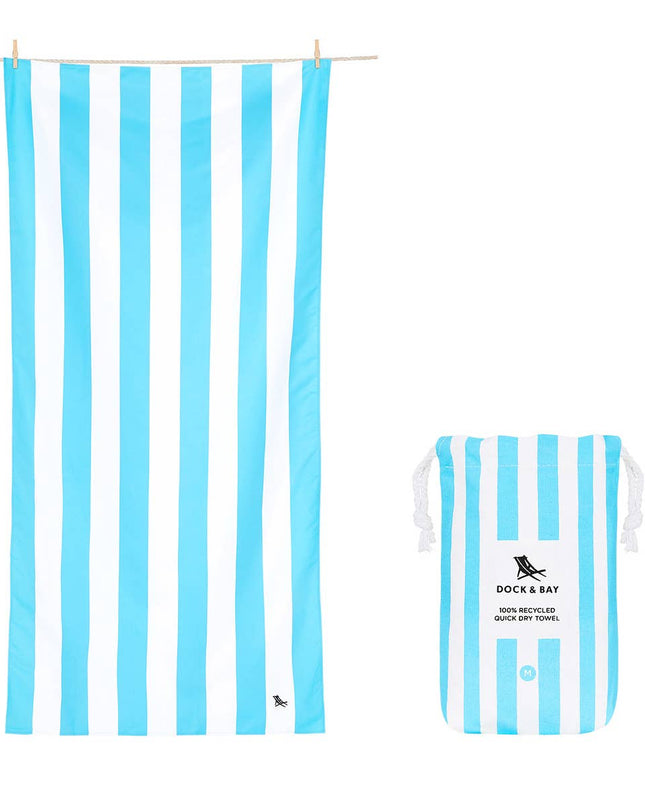 Dock & Bay Quick Dry Towels - Kids - Tulum Blue