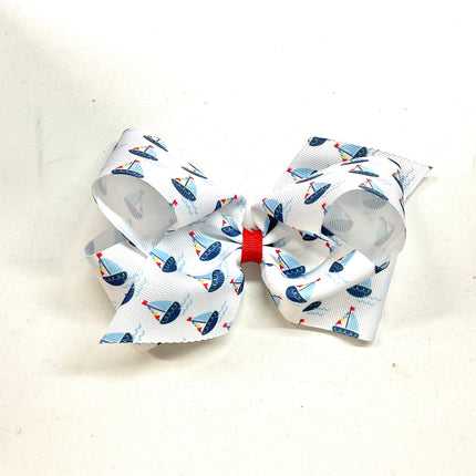 Sailboat Bow-Grosgrain