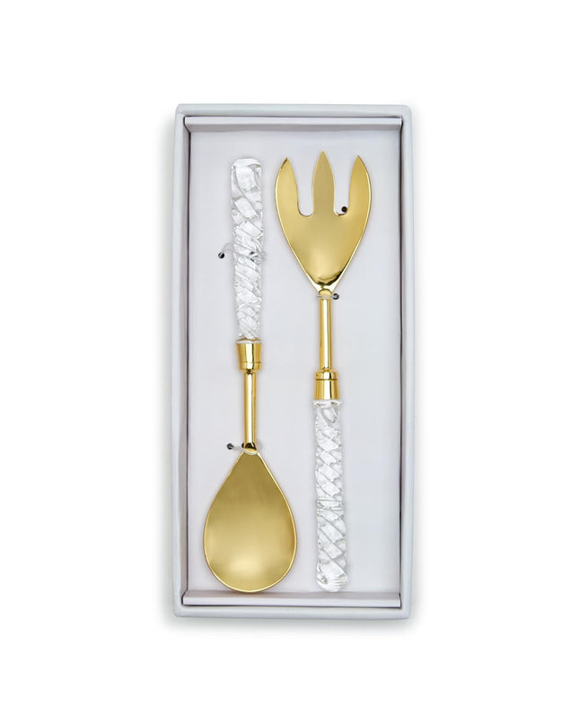 Crystal Clear Set of 2 Serving Pieces