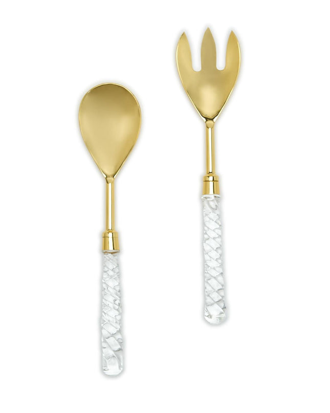 Crystal Clear Set of 2 Serving Pieces