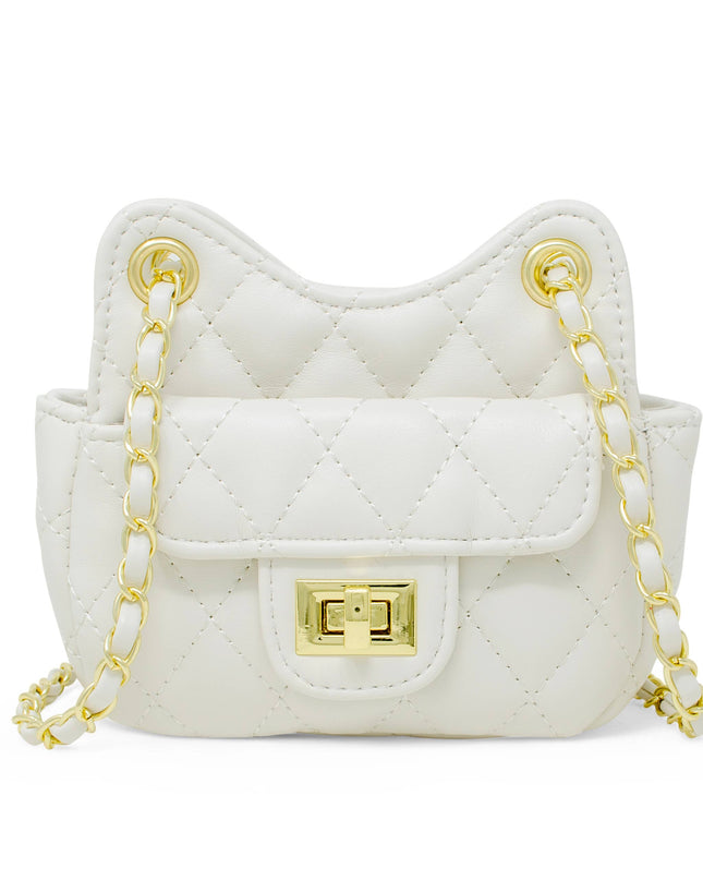 Girls Tiny Quilted Treasure Purse