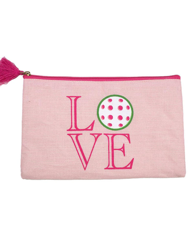 Pickleball Love Juco Cosmetic Bag