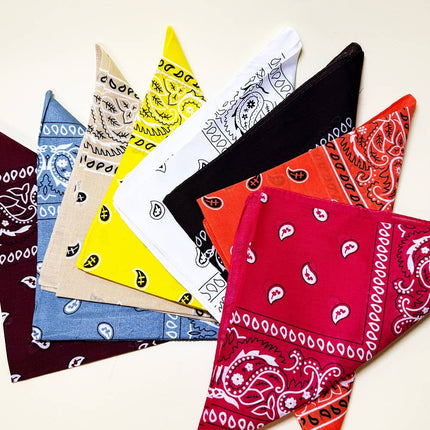 Cotton Paisley Bandanas