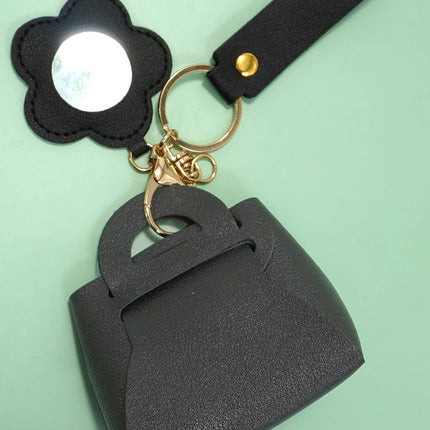 TRENDING VEGAN LEATHER PURSE BAG CHARM KEYCHAIN | 40KC124