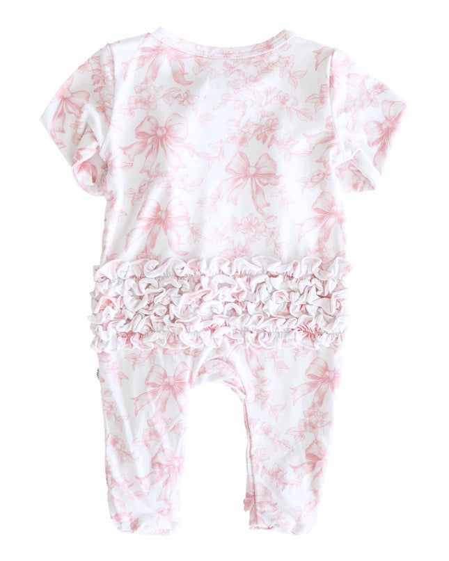 Fancy Frills Ruffle Zipper Footie