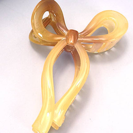 Matte Bow Hair Claw Clips