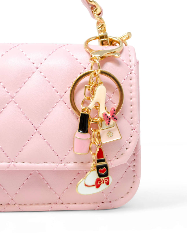 Girl's Classic Link Chain Top Handle Handbag