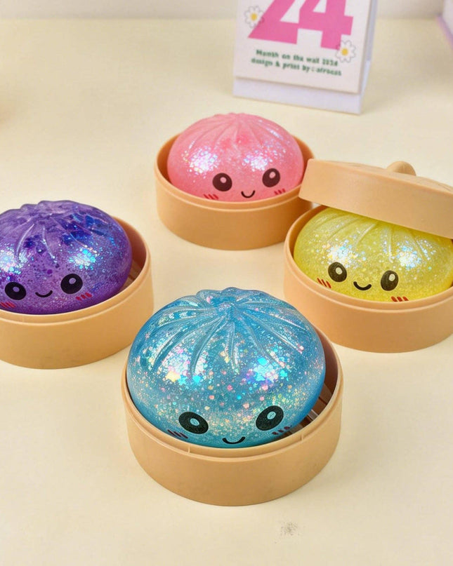 Squishy Dumpling Bao Bun Fidget Toy