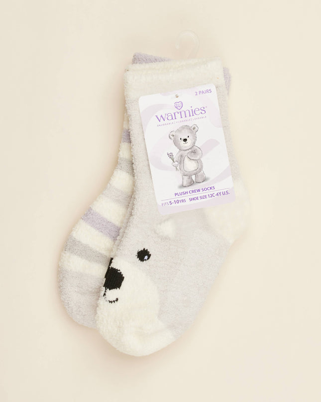 Marshmallow Bear Crew Socks