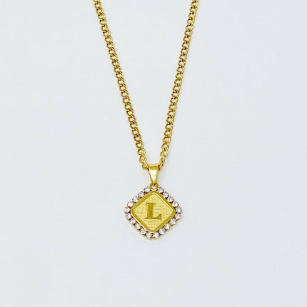 Aztec Delight Initial Necklace