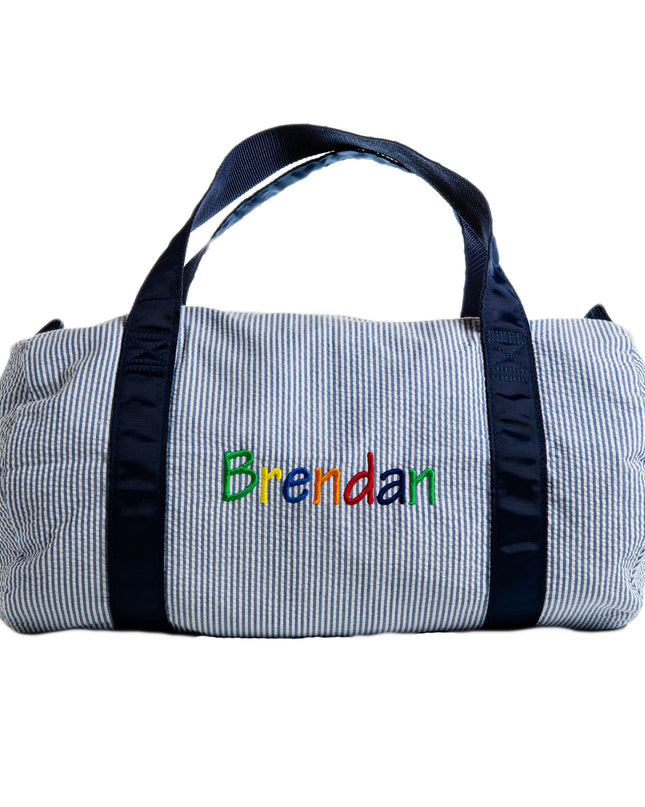 Oh Mint personalized children's duffel bag — embroidered name included, kids travel bag