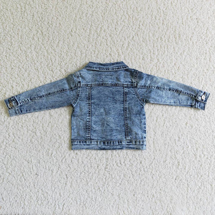 Baby Girls Light Blue Denim Fall Spring Jackets