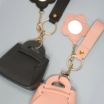 TRENDING VEGAN LEATHER PURSE BAG CHARM KEYCHAIN | 40KC124