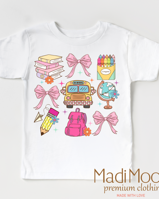 Cute Girls School Shirt - Back To School Shirt