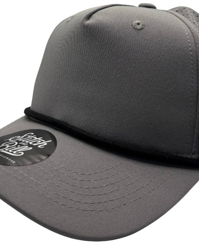 Performance 5 Panel Rope Baseball Cap Air Flow Men Women