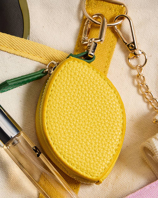 Genuine Leather Lemon Coin Purse