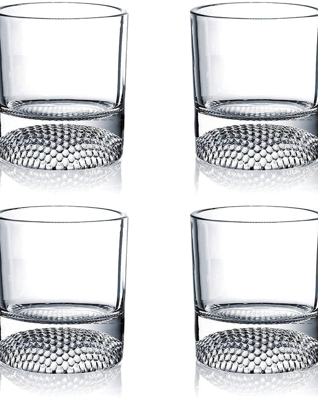 Golf Ball Whiskey Glasses - Set of 4