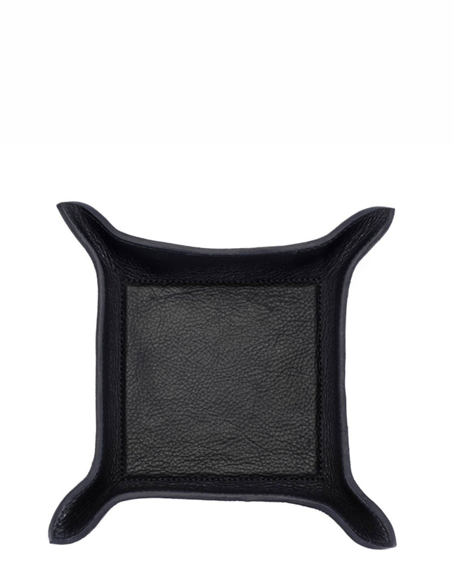 "Perry" Leather Valet Tray (Personalizable)
