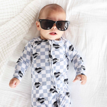 Mama's Boy Zipper Footie