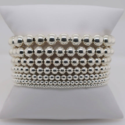 4MM Classic Ball Bead Bracelet - Waterproof