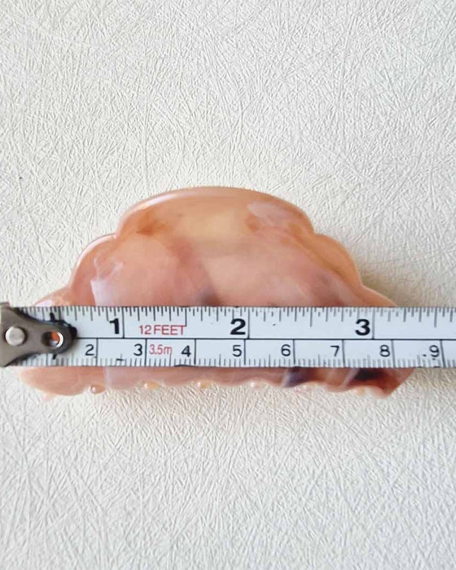 Marbled Cloud Shape Hair Claw Clip