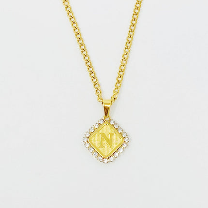 Aztec Delight Initial Necklace