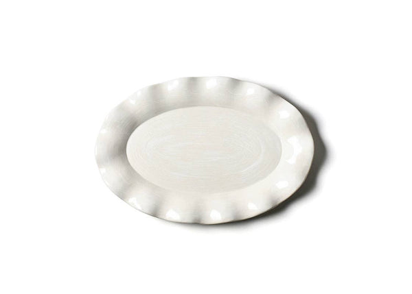Personalized Signature White Oval Platter