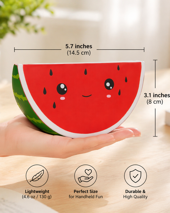 Large Watermelon Squishy  Slow Rising Sensory Stress Toy