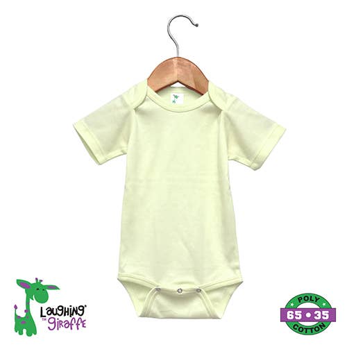 Laughing Giraffe Baby Bodysuit in Pastel Colors