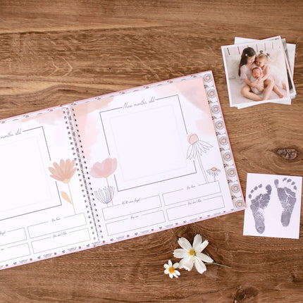 Wildflower Meadow Luxury Baby Memory Book