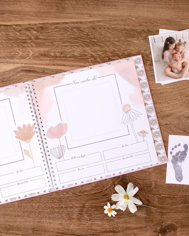 Wildflower Meadow Luxury Baby Memory Book