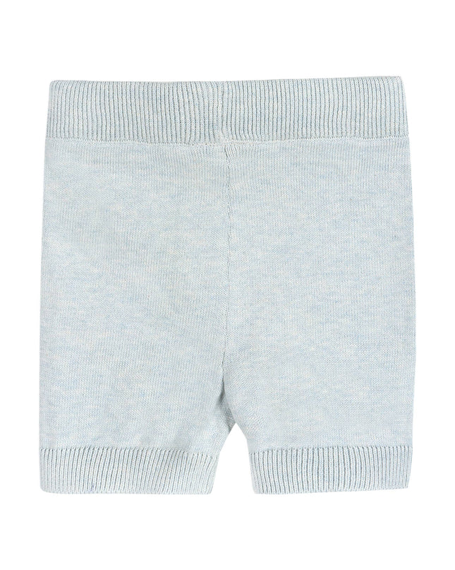 Miles Wave Textured Baby Shirt & Shorts Set